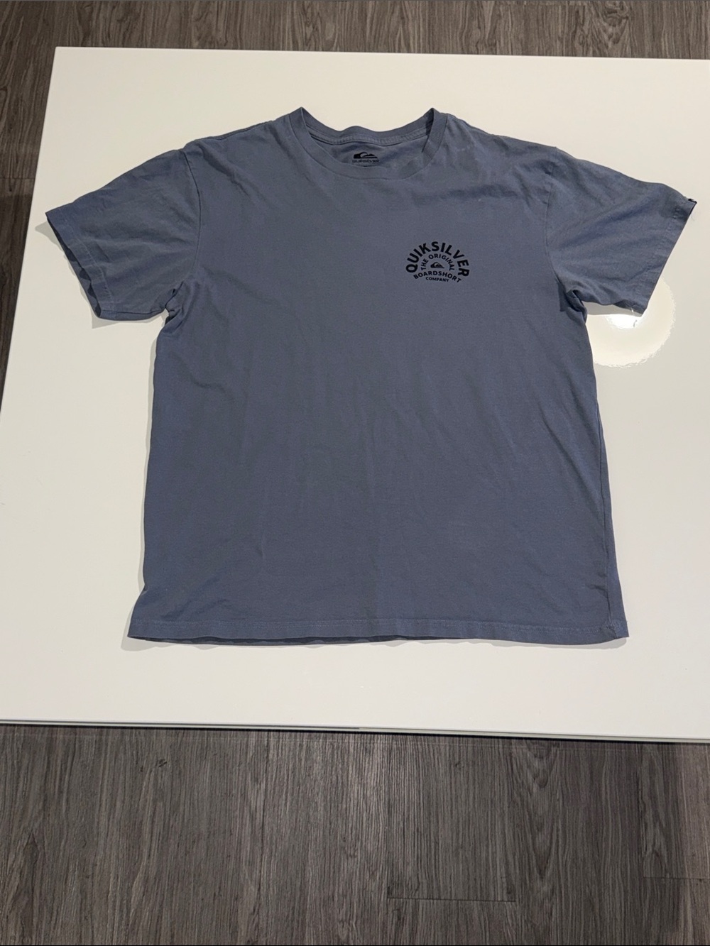 Quiksilver Men's T-Shirt Green Graphic Logo Cotton Crew Neck Short Sleeve XL